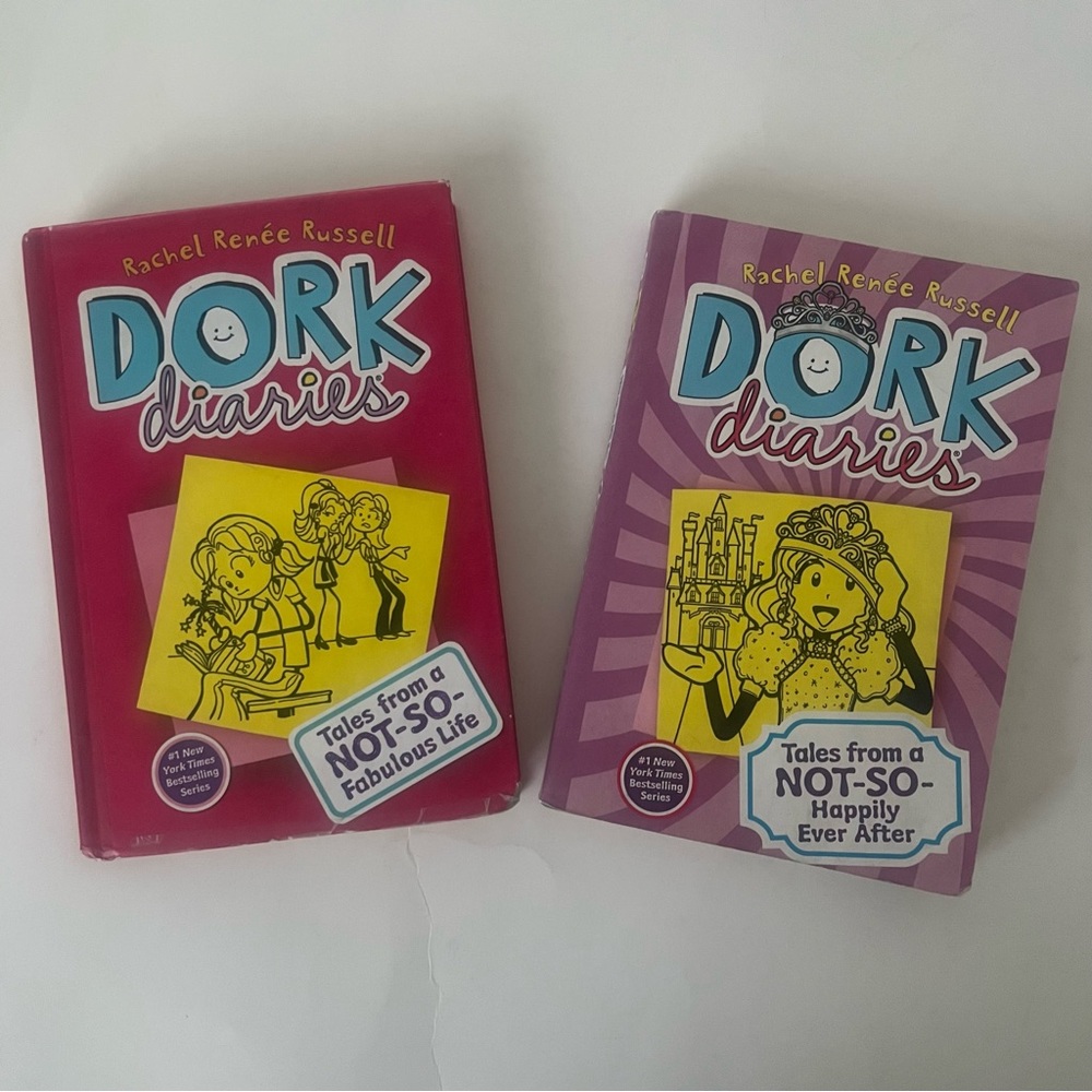 Set Of 2 used Dork Diaries books